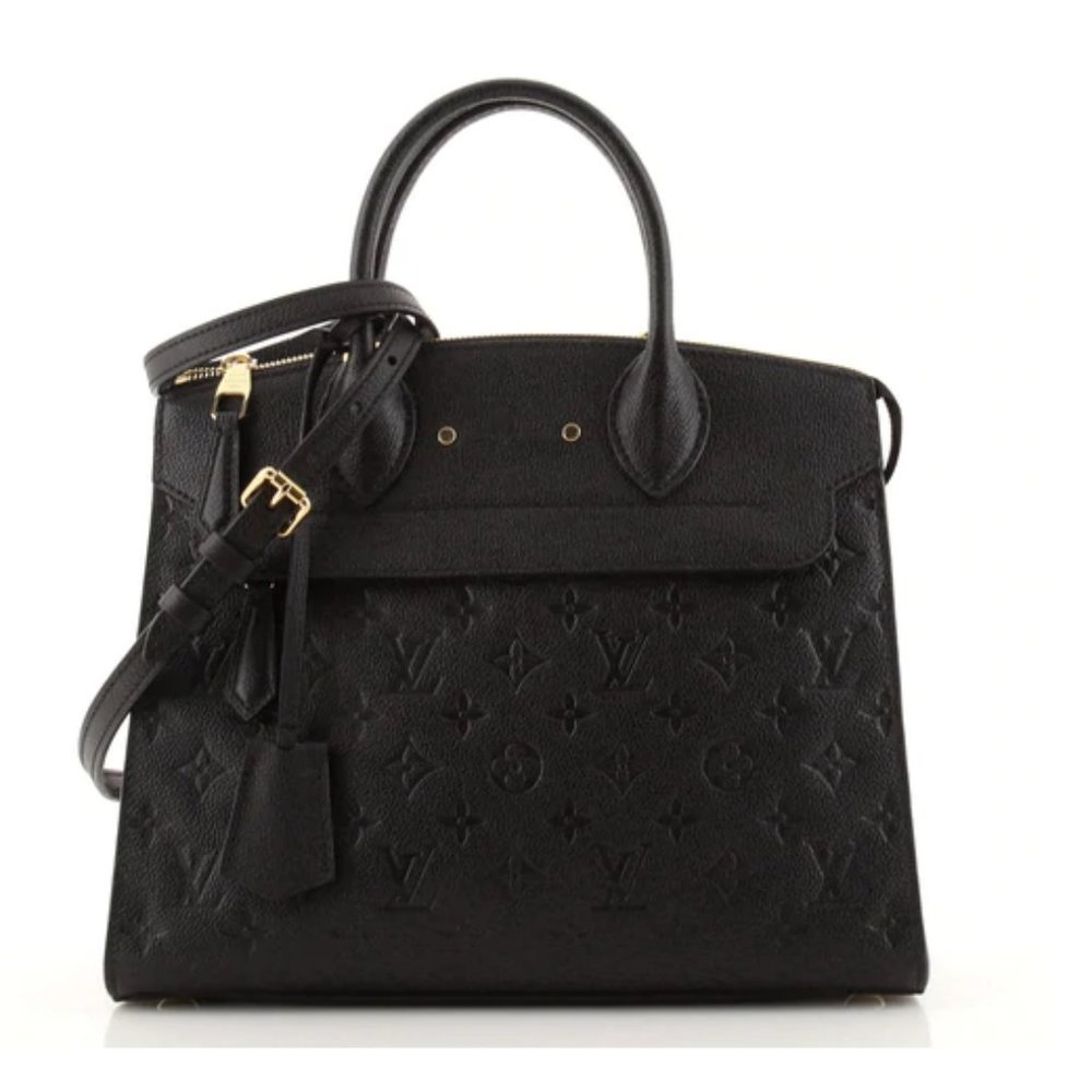 Louis Vuitton Pont Neuf Handbag Monogram Empreinte Leather MM